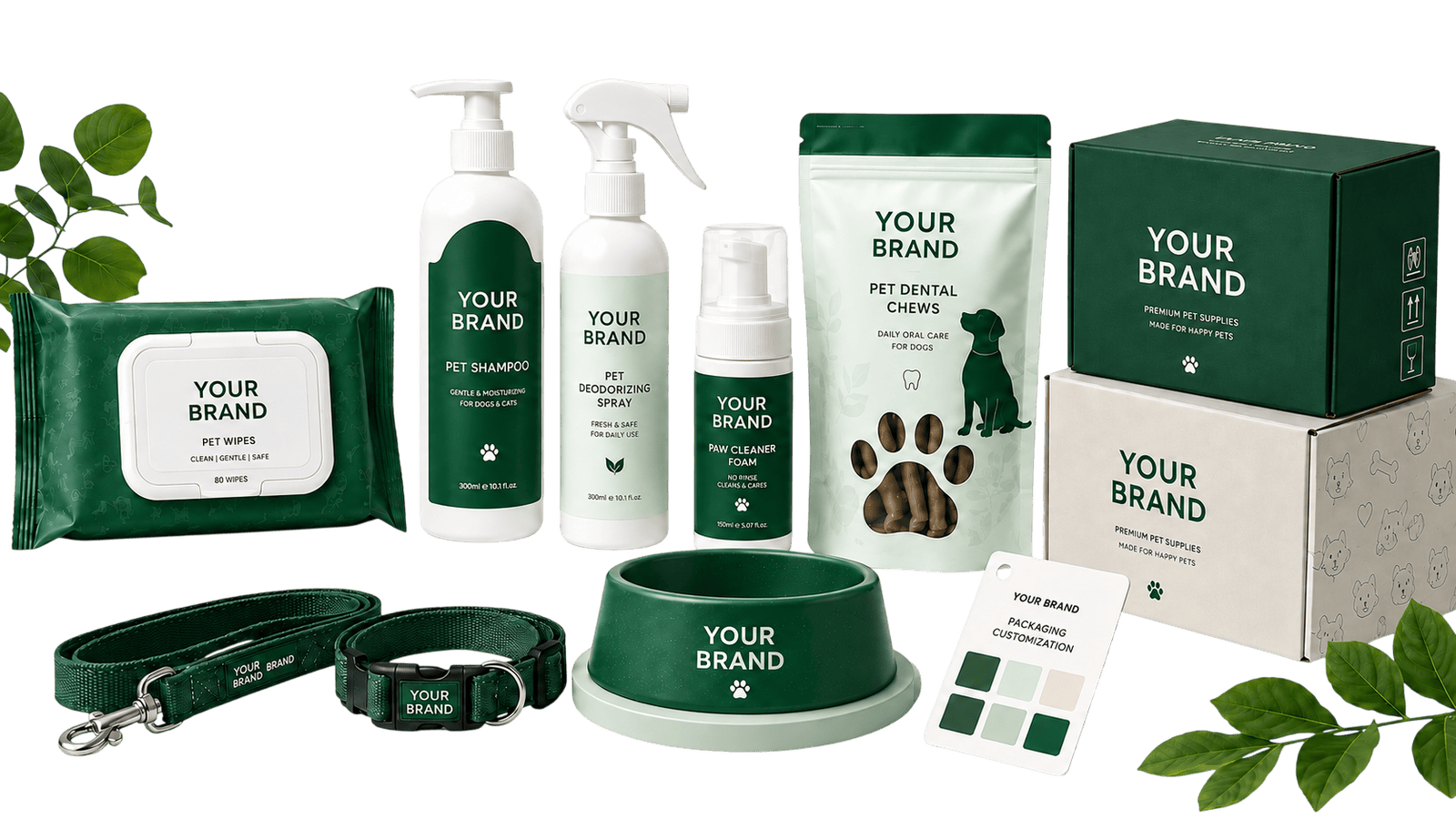 Custom OEM ODM pet supplies manufacturer product display