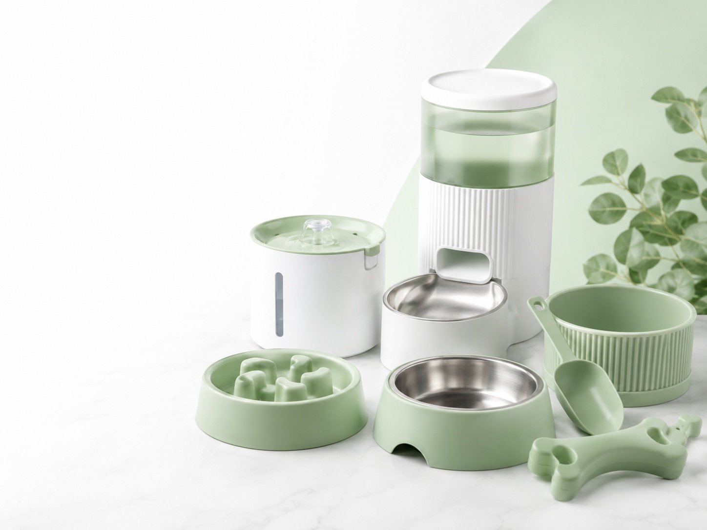 Custom pet feeding products including bowls feeders and feeding accessories