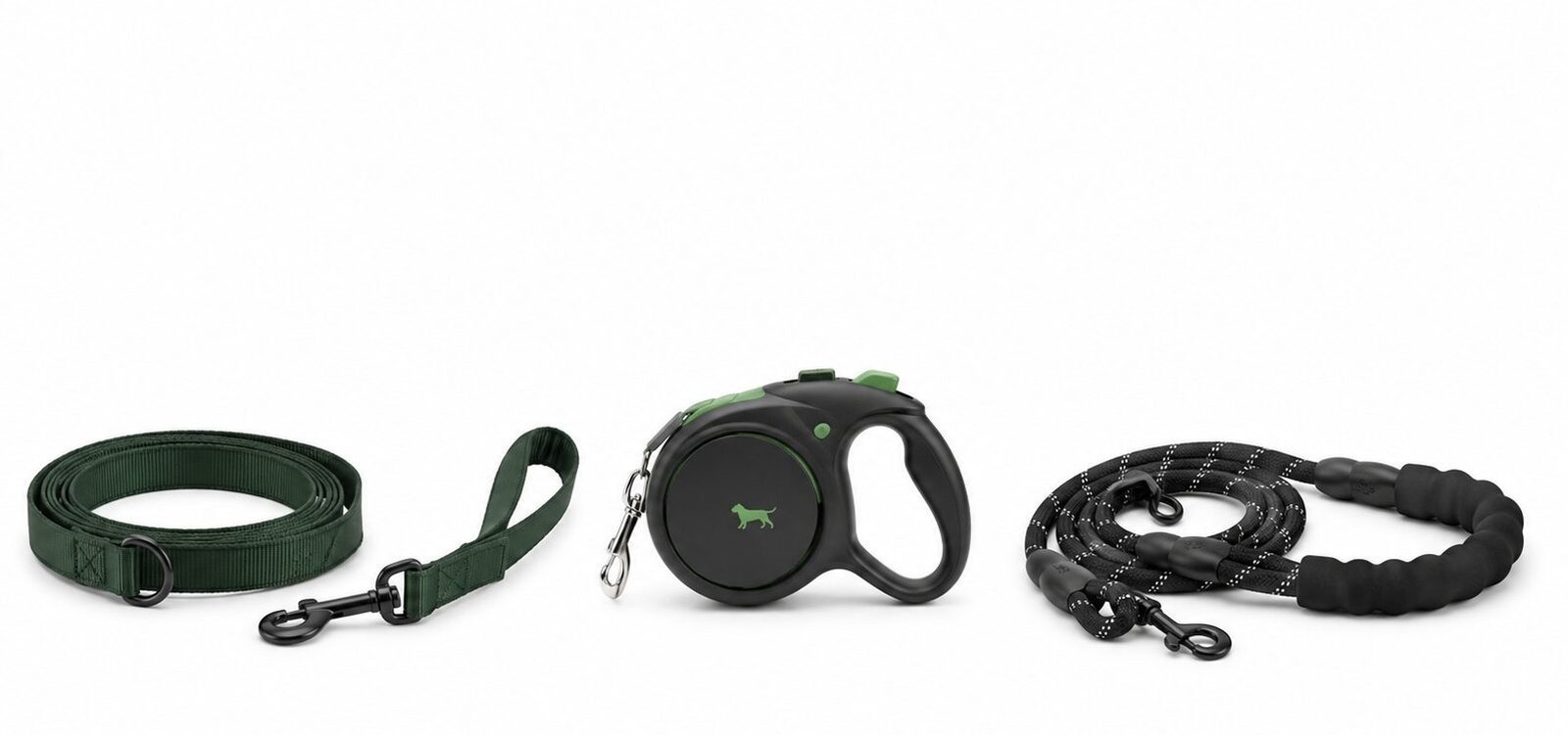 Custom pet leashes manufacturer with nylon leash, retractable leash and walking accessories