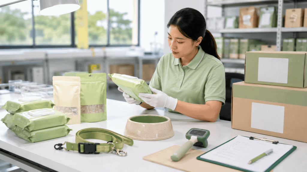 Pet product quality control inspection in China before export shipment