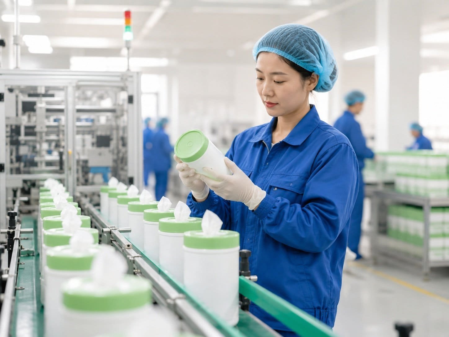 Pet supplies production inspection during manufacturing